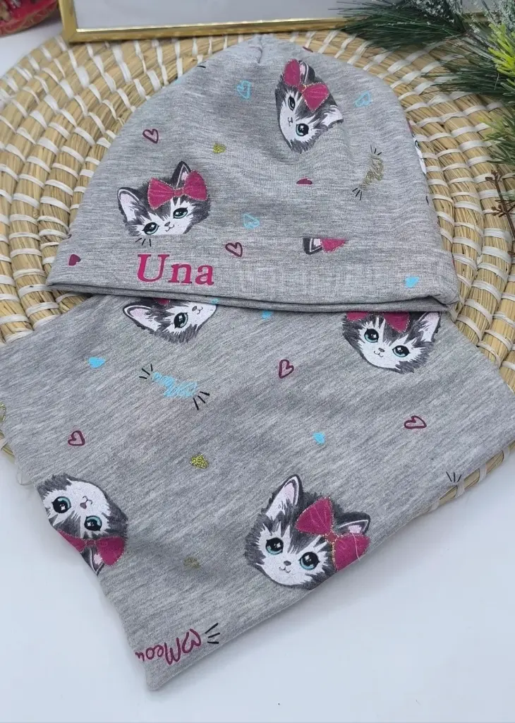 Kapa i loop šal "Mace"