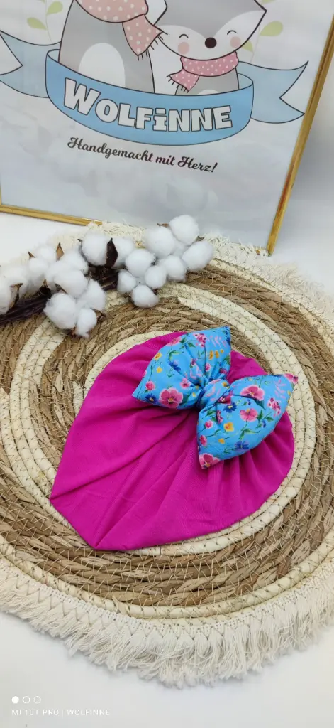 Turban "Cvijeće" (novorođenče)